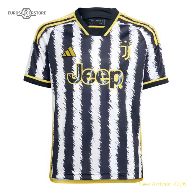 2023-2024 Juventus Home Shirt (Kids)-Football Shirts Shop
