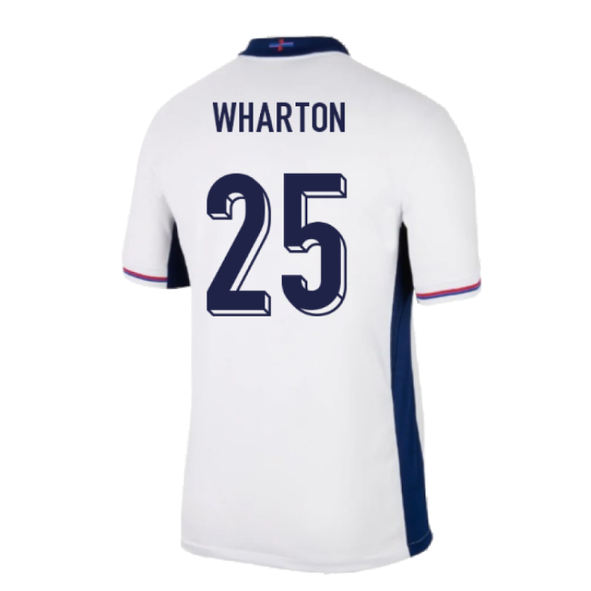 2024-2025 England Home Shirt (Wharton 25)-Football Shirts Shop