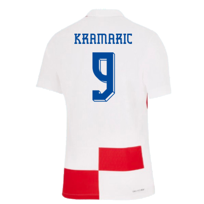 2024-2025 Croatia Home Dri-Fit ADV Authentic Shirt (Kramaric 9)-Football Shirts Shop