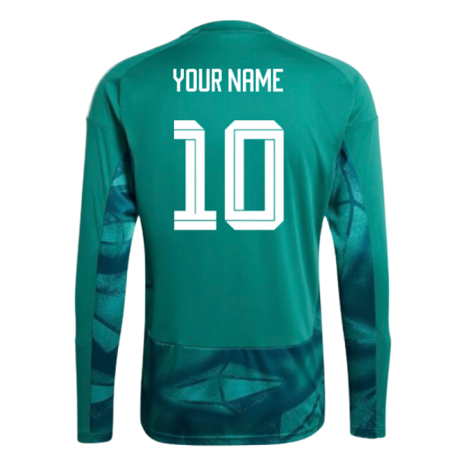 2026-2027 Germany Home Goalkeeper Shirt (Active Green) (Your Name)-Football Shirts Shop