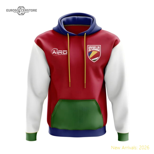 Seychelles Concept Country Football Hoody (Red)-Football Shirts Shop