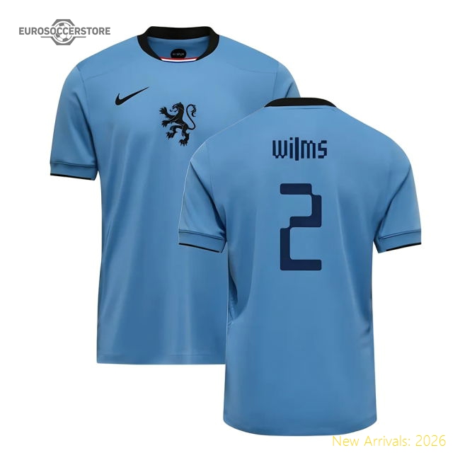 2025-2026 Netherlands Womens Team Away Shirt (Kids) (Wilms 2)-Football Shirts Shop