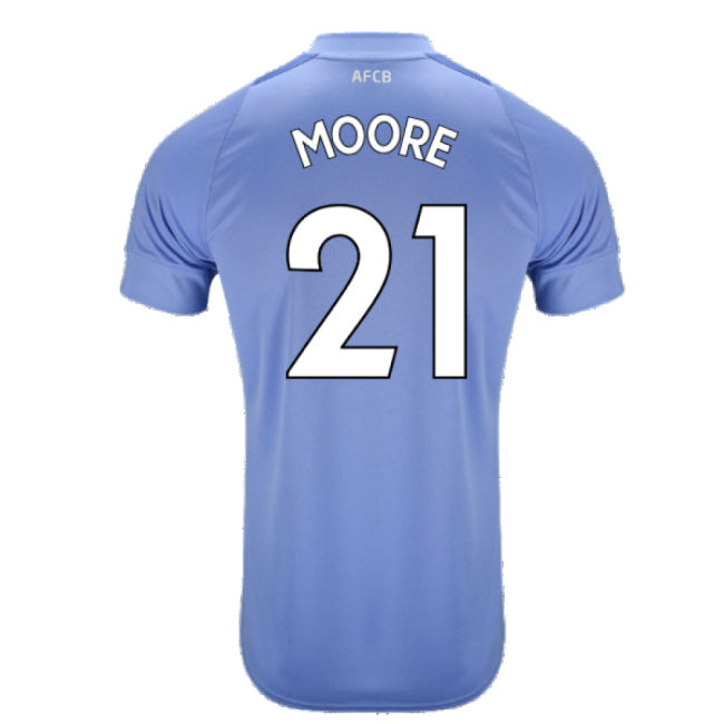 Bournemouth 2022-23 Away Shirt (L) (MOORE 21) (Excellent)-Football Shirts Shop
