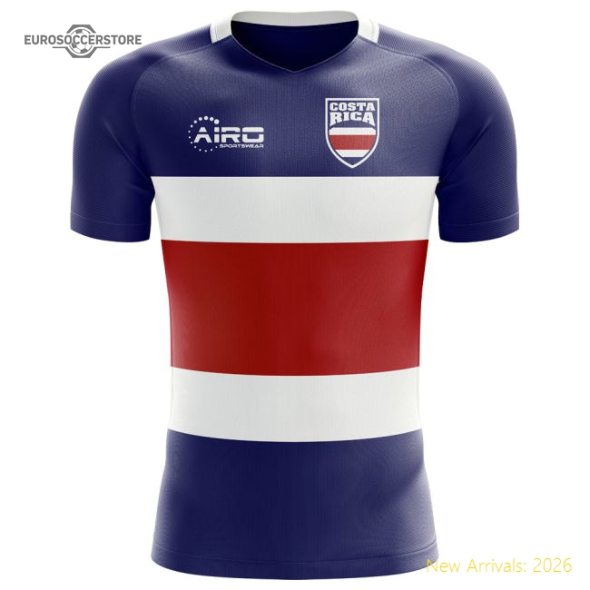 2025-2026 Costa Rica Flag Concept Football Shirt - Womens-Football Shirts Shop