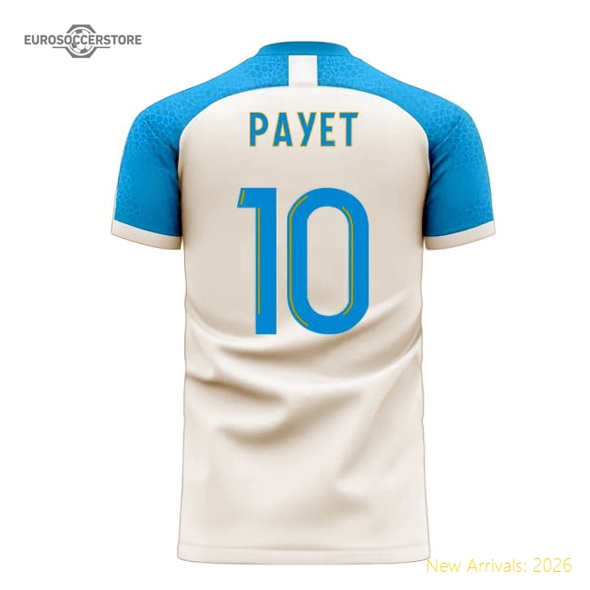 Marseille 2025-2026 Home Concept Football Kit (Libero) (PAYET 10)-Football Shirts Shop