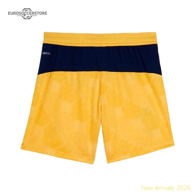 2025-2026 AC Milan Third Shorts (Yellow) - Kids-Football Shirts Shop