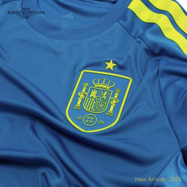 2026-2027 Spain Home Goalkeeper Shirt (Aqua)-Football Shirts Shop