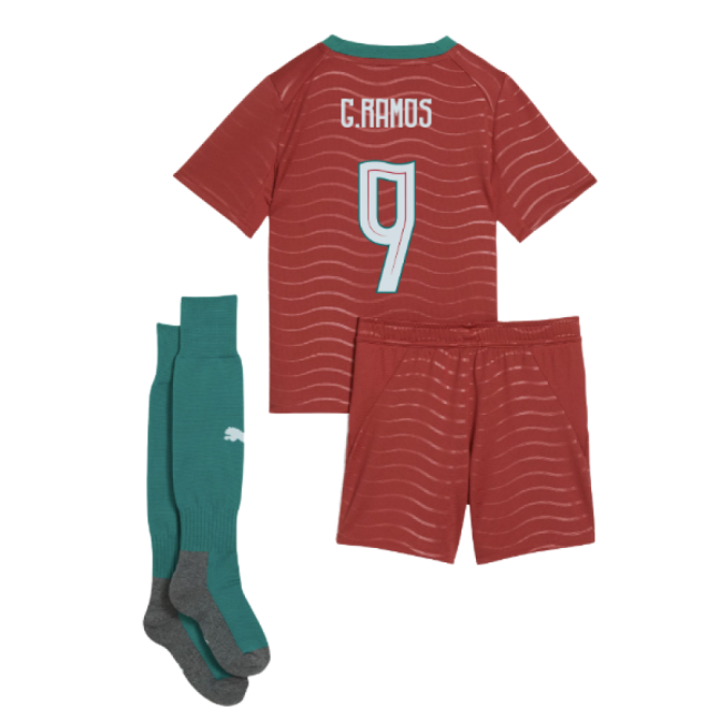 2026-2027 Portugal Home Mini Kit (G.Ramos 9)-Football Shirts Shop
