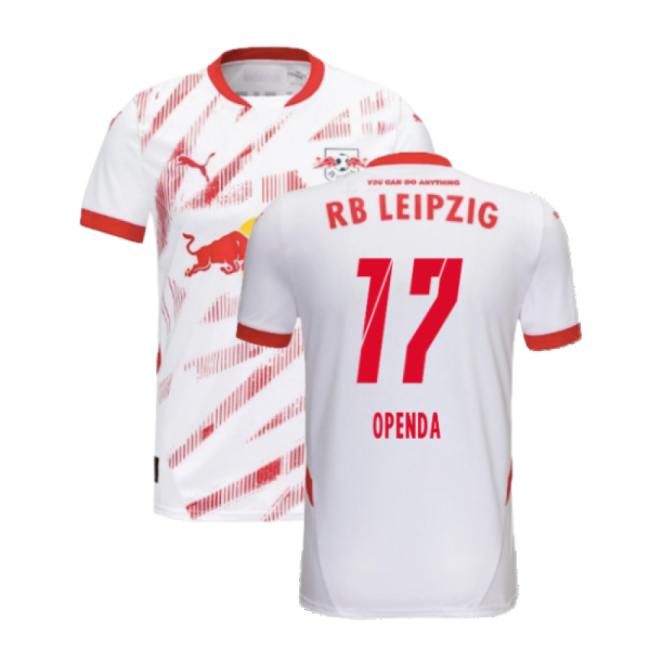 2024-2025 Red Bull Leipzig Home Shirt (Openda 17)-Football Shirts Shop