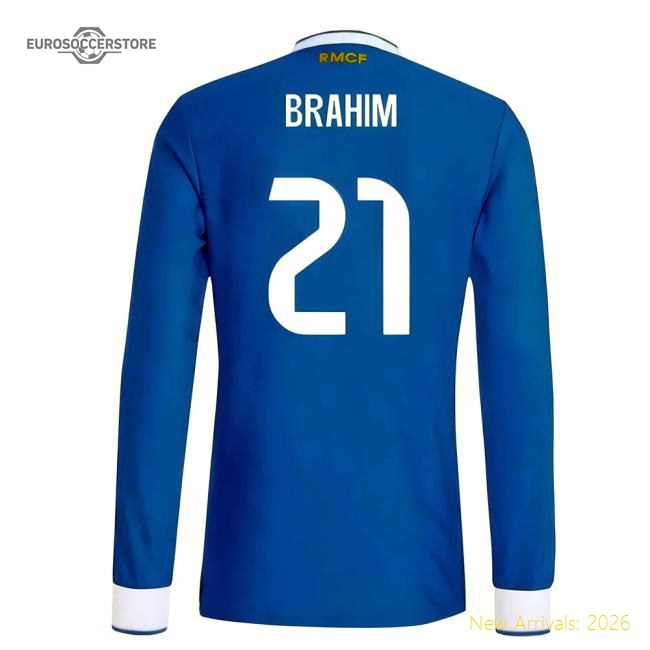 2025-2026 Real Madrid Authentic Long Sleeve Third Shirt (Brahim 21)-Football Shirts Shop