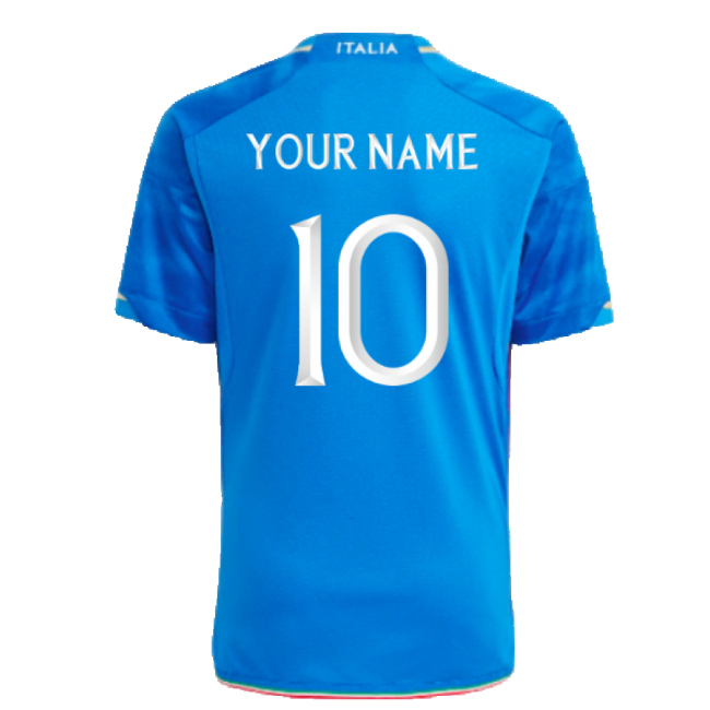 2023-2024 Italy Home Shirt (Kids) (Your Name)-Football Shirts Shop