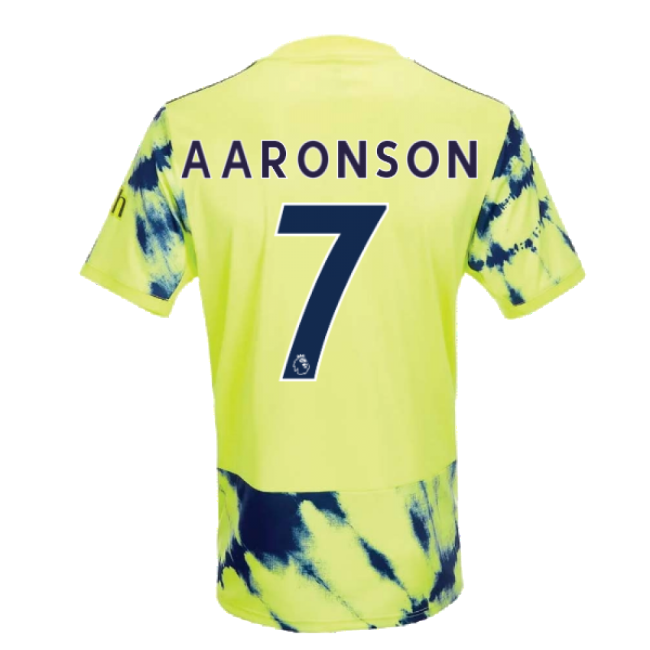 2022-2023 Leeds United Away Shirt (AARONSON 7)-Football Shirts Shop
