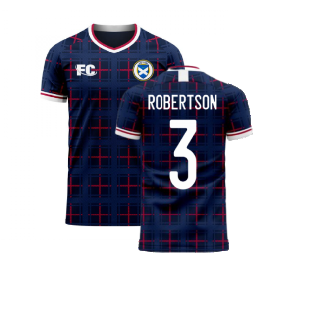 Scotland 2020-2021 Home Concept Shirt (Fans Culture) (ROBERTSON 3)-Football Shirts Shop
