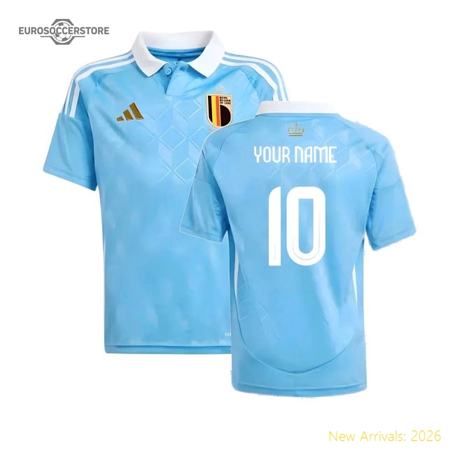 2024-2025 Belgium Away Shirt (Kids) (Your Name)-Football Shirts Shop