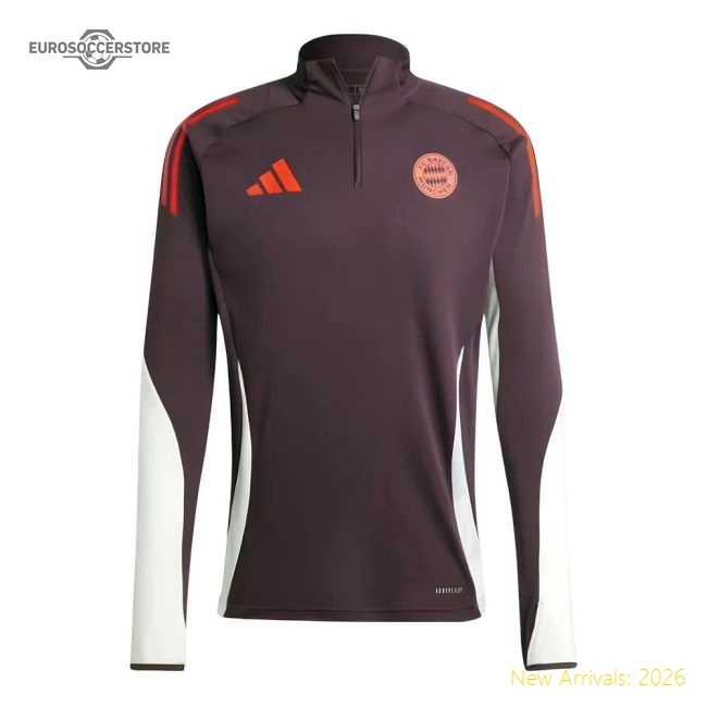 2024-2025 Bayern Munich Training Top (Shadow Maroon)-Football Shirts Shop