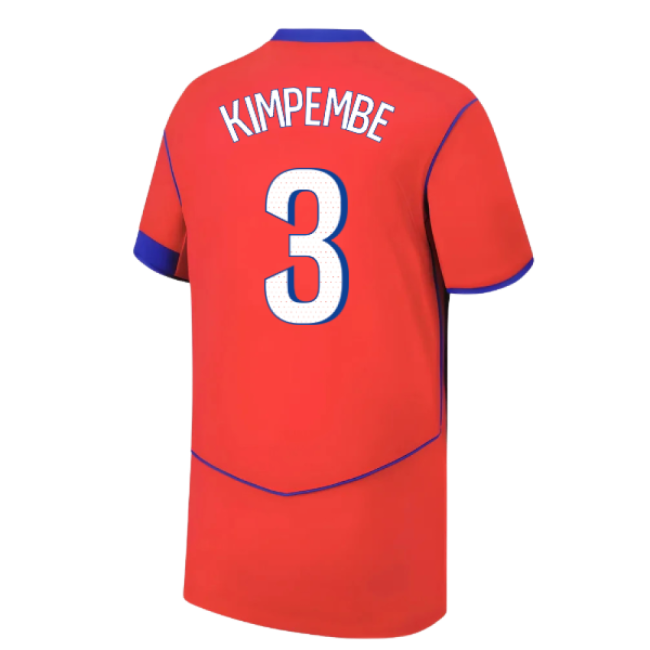 2025-2026 PSG Third Shirt (Kids) (Kimpembe 3)-Football Shirts Shop