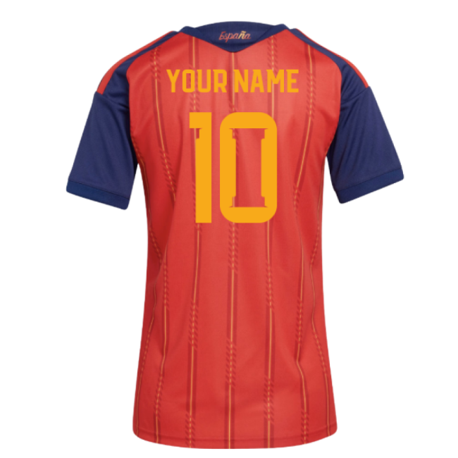 2026-2027 Spain Home Shirt (Womens) (Your Name)-Football Shirts Shop