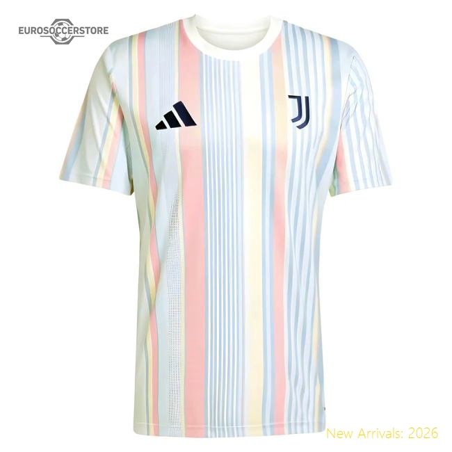 2025-2026 Juventus Pre-Match Shirt (White)-Football Shirts Shop