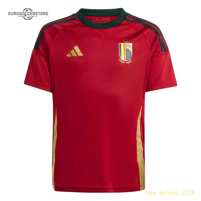 2024-2025 Belgium Home Fan Shirt (Kids)-Football Shirts Shop