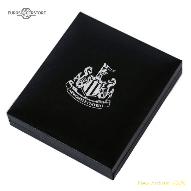 Newcastle United FC 18ct Gold Plated on Silver Pendant & Chain-Football Shirts Shop