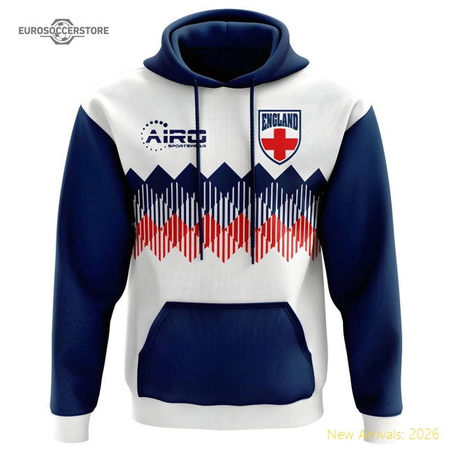 2025-2026 England Home Concept Football Hoody-Football Shirts Shop
