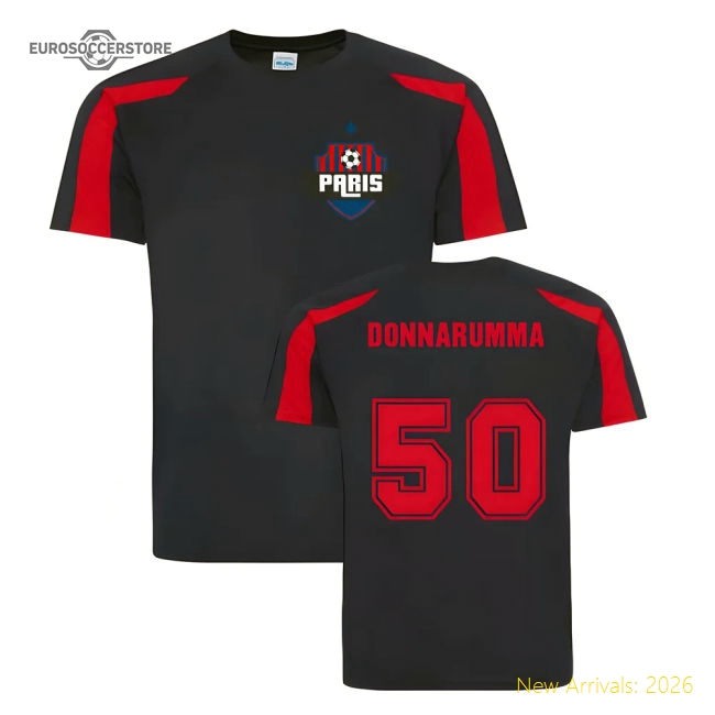 Gianluigi Donnarumma Paris Sports Training Jersey (Navy)-Football Shirts Shop