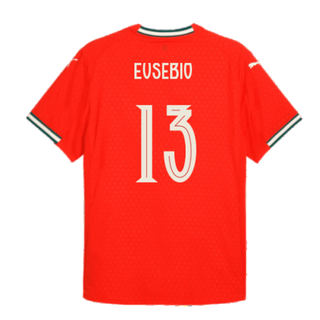 2025-2026 Portugal Home Shirt (Eusebio 13)-Football Shirts Shop