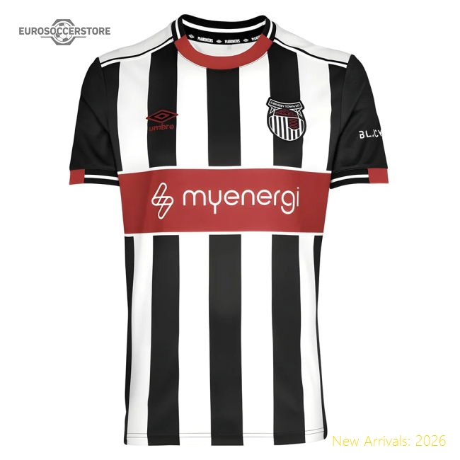 2025-2026 Grimsby Town Home Shirt-Football Shirts Shop