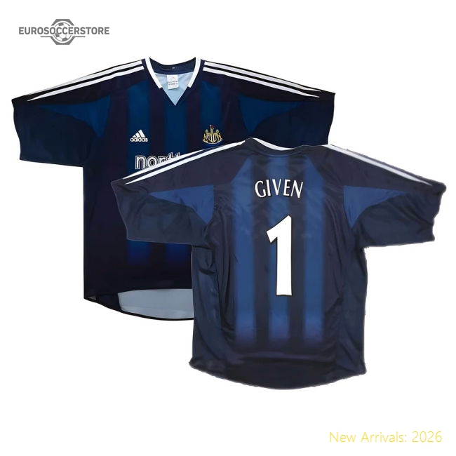 Newcastle United 2004-05 Away Shirt ((Excellent) S) (Given 1)-Football Shirts Shop