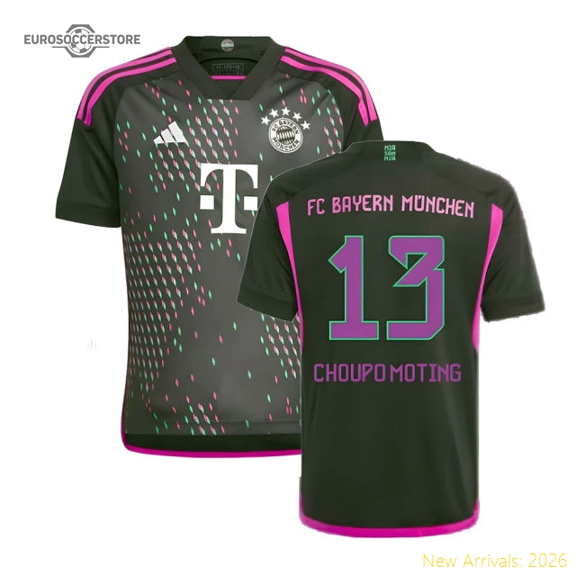 2023-2024 Bayern Munich Away Shirt (Kids) (Choupo Moting 13)-Football Shirts Shop