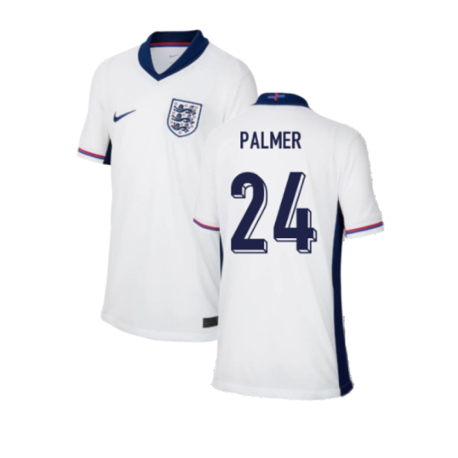 2024-2025 England Home Shirt (Kids) (Palmer 24)-Football Shirts Shop