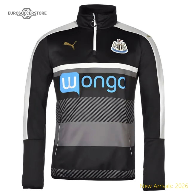 2016-2017 Newcastle Puma Quarter Zip Training Top (Black) - Kids-Football Shirts Shop