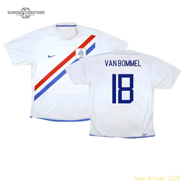 Holland 2006-08 Away Shirt ((Very Good) S) (Van Bommel 18)-Football Shirts Shop