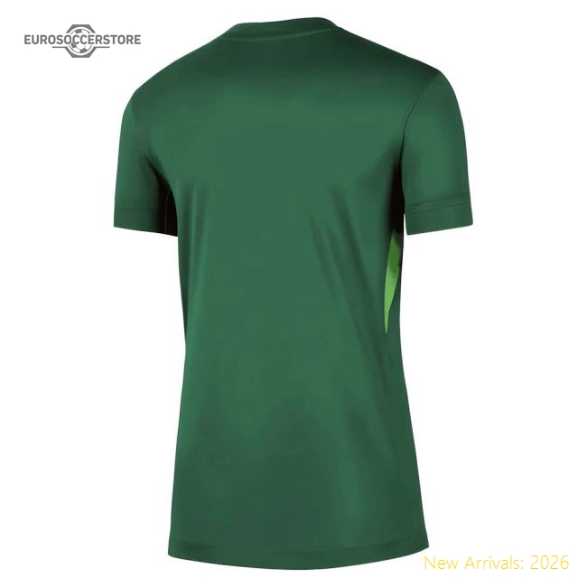 2025-2026 England Goalkeeper Shirt (Green) - Womens-Football Shirts Shop