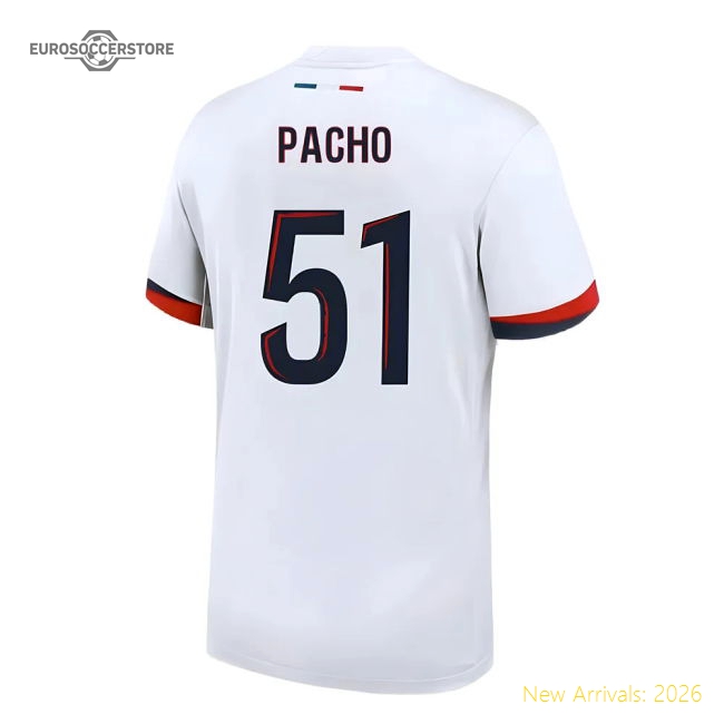 2024-2025 PSG Away Shirt (Pacho 51)-Football Shirts Shop