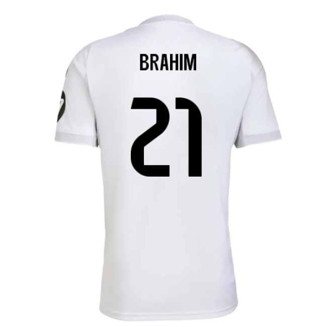 2025-2026 Real Madrid Home Shirt (Brahim 21)-Football Shirts Shop