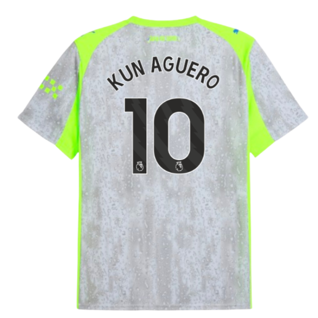 2025-2026 Man City Third Shirt (Kun Aguero 10)-Football Shirts Shop