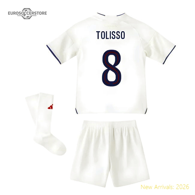 2025-2026 Olympique Lyon Home Mini Kit (Tolisso 8)-Football Shirts Shop
