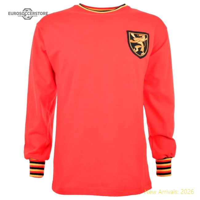 Belgium 1960s Retro Football Shirt-Football Shirts Shop