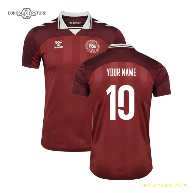 2025-2026 Denmark Womens Team Home Shirt (Unisex) (Your Name)-Football Shirts Shop