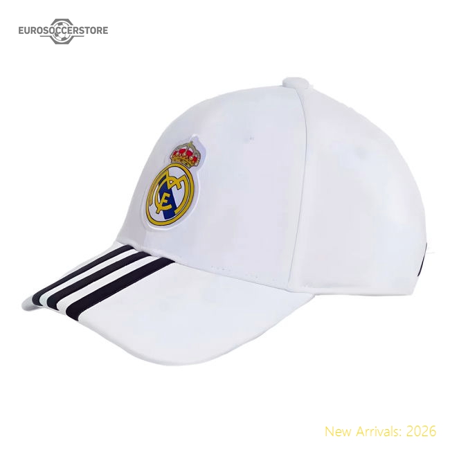 2024-2025 Real Madrid Baseball Cap (White)-Football Shirts Shop