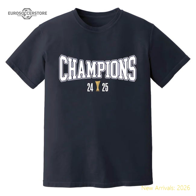 Tottenham Europa Champions T-Shirt (Navy)-Football Shirts Shop