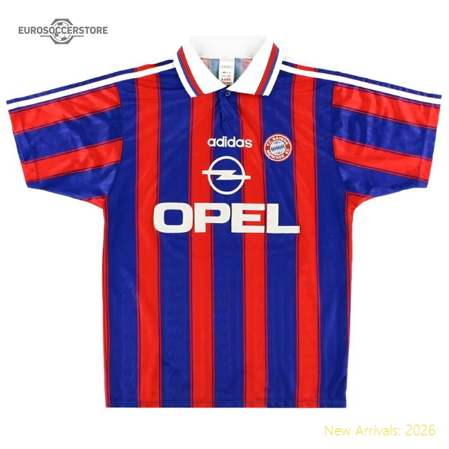 Bayern Munich 1995-97 Home Shirt #18 Klinsmann ((Good) S)-Football Shirts Shop