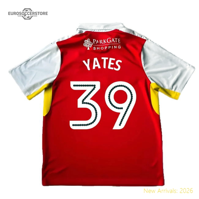 Rotherham 2016-17 Home Shirt ((Good) XL) (Yates 39)-Football Shirts Shop