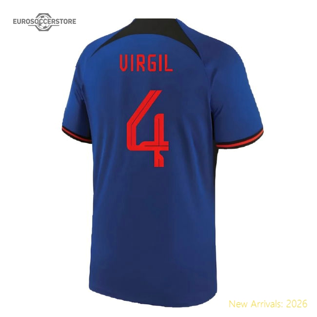 2022-2023 Holland Away Shirt (VIRGIL 4)-Football Shirts Shop