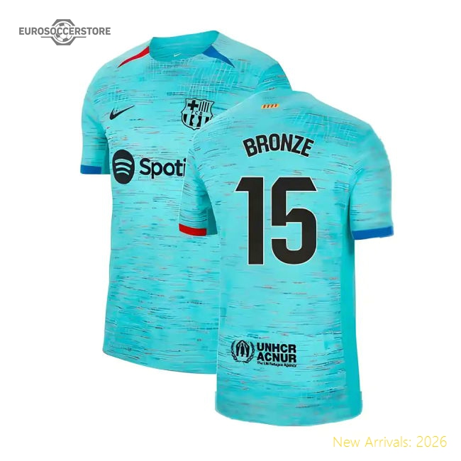 2023-2024 Barcelona Authentic Third Shirt (Bronze 15)-Football Shirts Shop