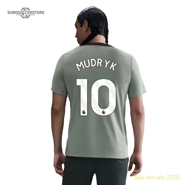 2025-2026 Chelsea Strike Training Shirt (Jade Green) (Mudryk 10)-Football Shirts Shop