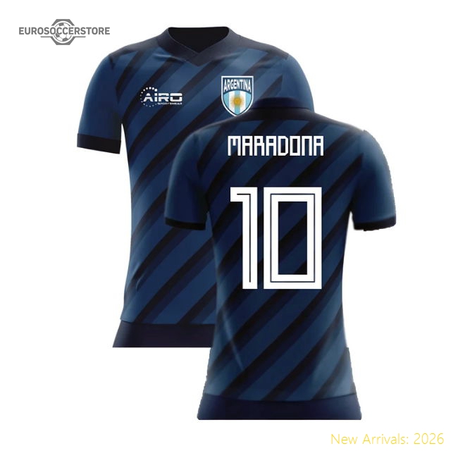 2025-2026 Argentina Concept Shirt (Maradona 10) - Kids-Football Shirts Shop