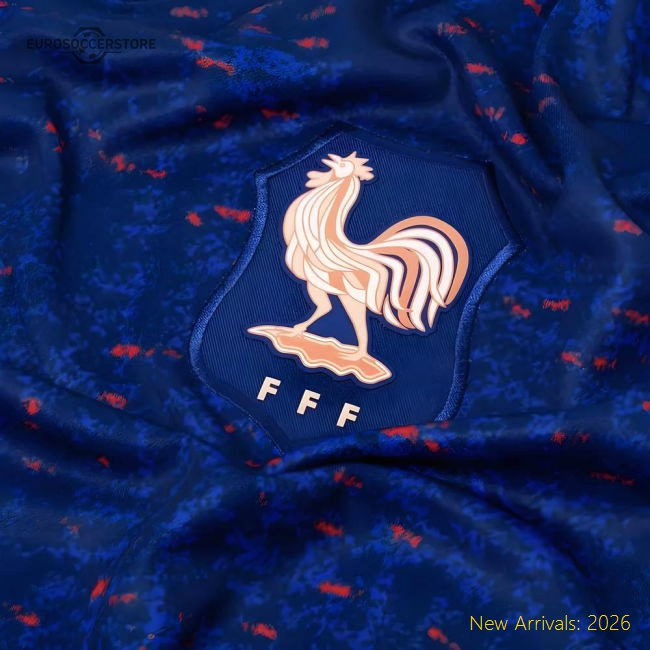 2025 France Womens Team Home Shirt (Kids)-Football Shirts Shop
