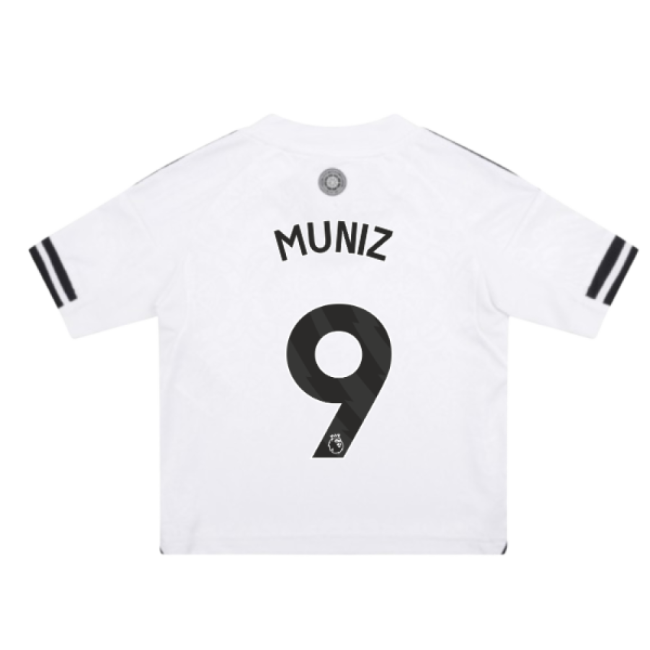 2025-2026 Fulham Home Mini Kit (Muniz 9)-Football Shirts Shop